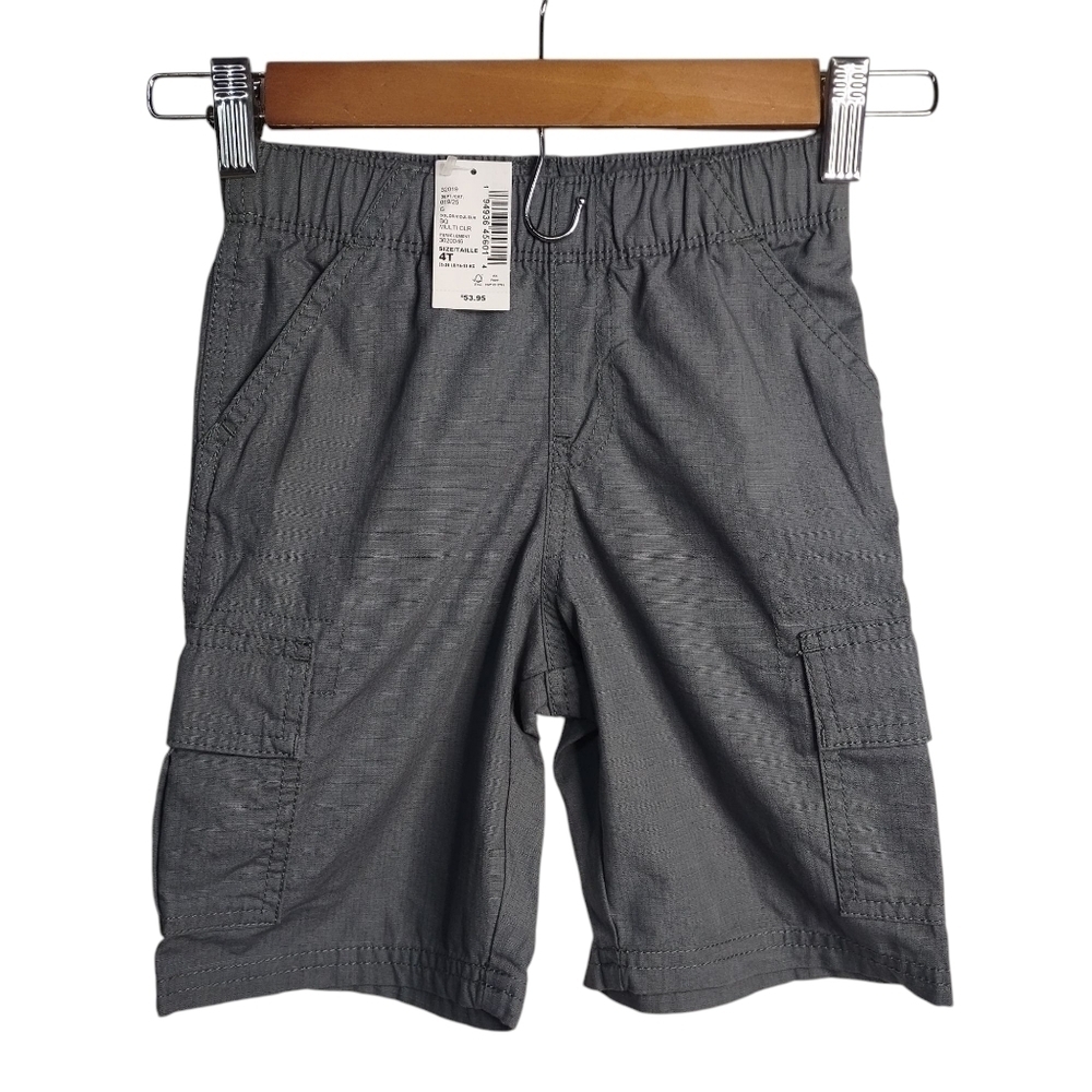 The Children's Place Boy's Gray Pull On Shorts Size 4T NWT